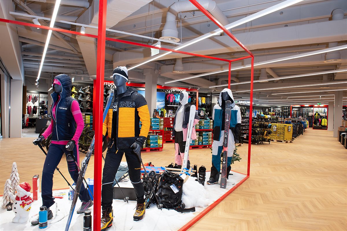 Hervis Store Dornbirn Innenansicht 