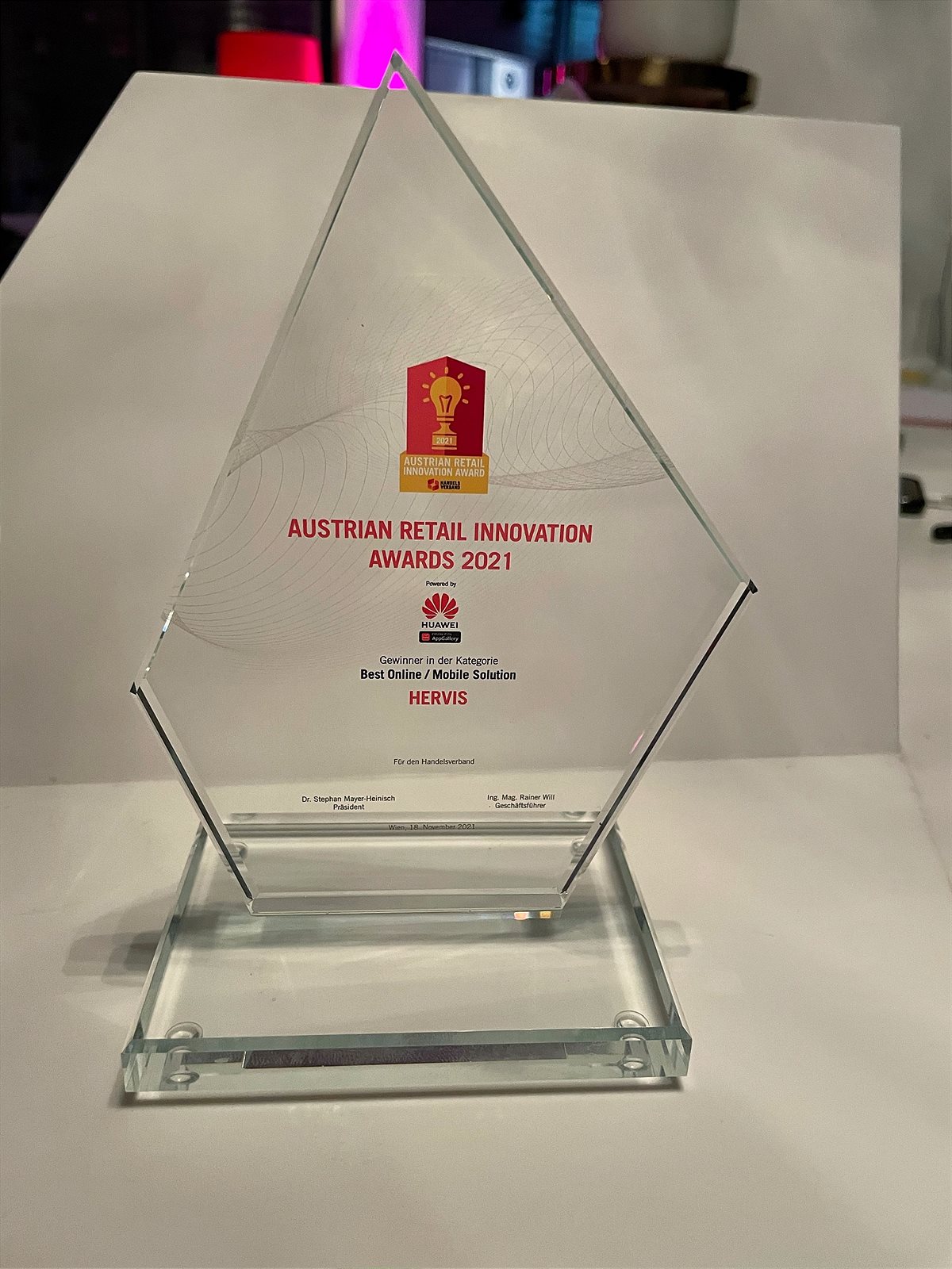 Retail Innovation Award_Best Online Solution für Hervis