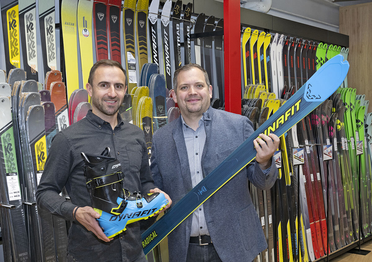 Verkaufsleiter Florian Lekar und Storemanager Martin Aufschnaiter ©Foto Karg